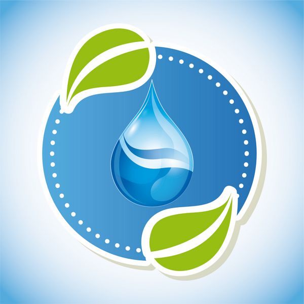 طراحی مفهوم آب تصویر برداری eps10 گرافیک