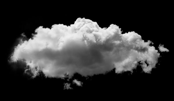 ابرها در پس زمینه سیاه و سفید