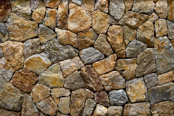 سنگ طبیعی سنگ دیوار سنگی طراحی تزئینی ناهموار سطحی دیوار سنگی واقعی با سیمان
