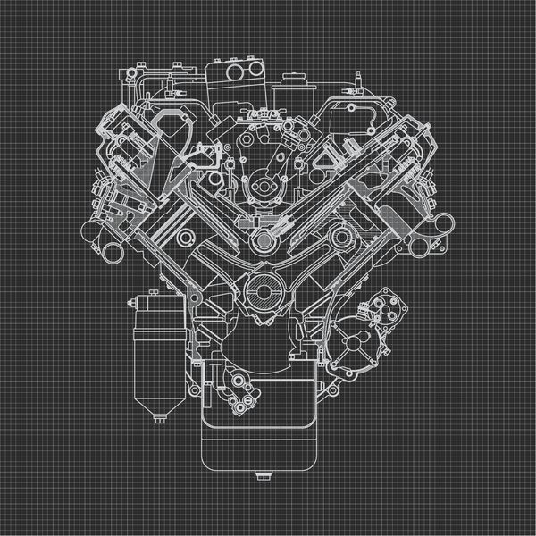پس زمینه خط طراحی موتور