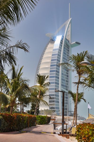 دوبی امارات متحده عربی مارس 12 2012 دیدگاه هتل Burj al Arab