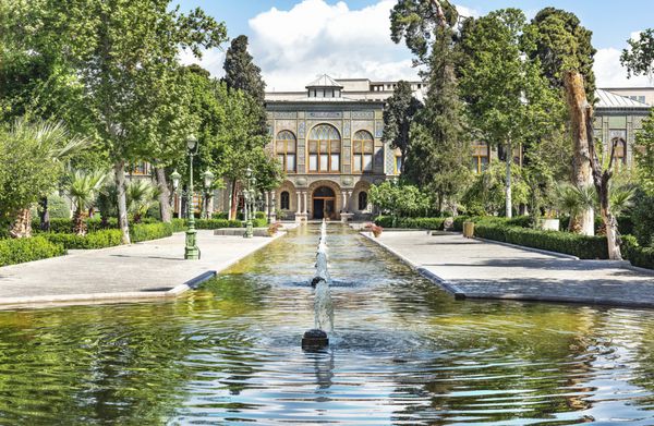 موزه و پارک کاخ گلستان تهران ایران 19 آوریل 2017
