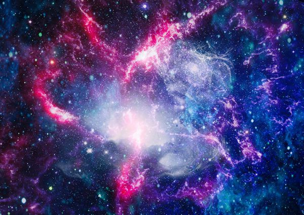 کهکشان عناصر این تصویر مبله شده توسط ناسا