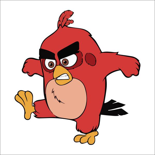 پرنده قرمز خشمگین