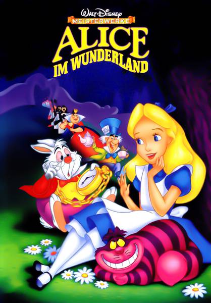 پوستر کارتون آلیس در سرزمین عجایب و اسم کارتون