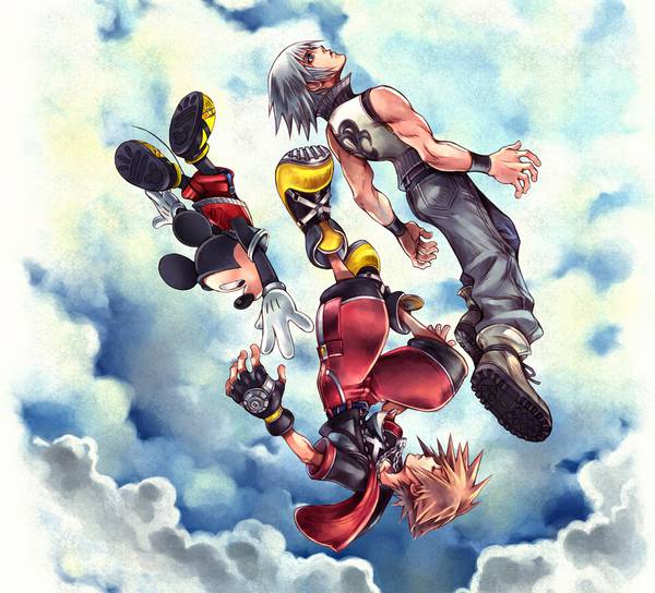 میکی موس همراه قهرمانان دیزنی در آسمان