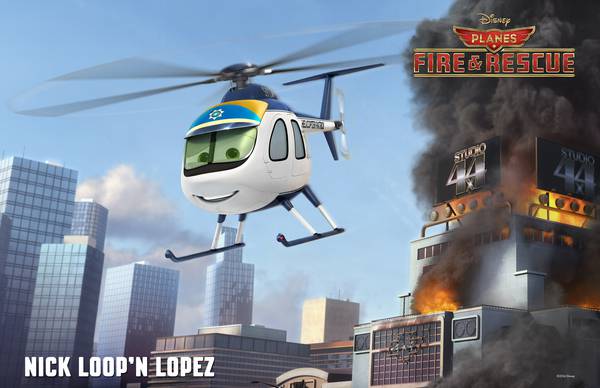 هلیکوپتر نجات و آتش سوزی از کارتون هواپیما ها