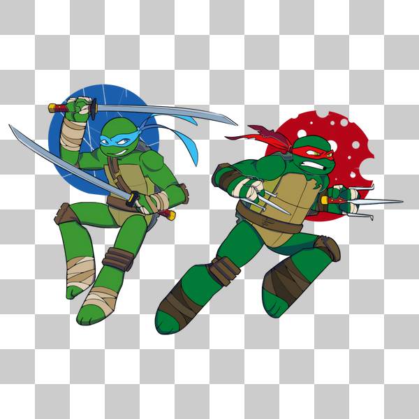 رافائل و لئوناردو در لاکپشت های نینجا