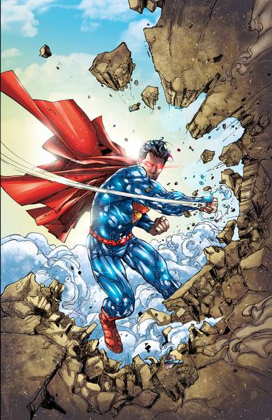 سوپرمن درحال تخریب ساختمان ها
