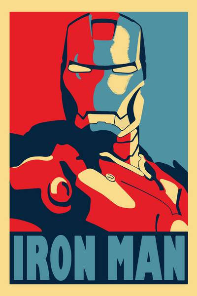 طرح پوستر مرد آهنی