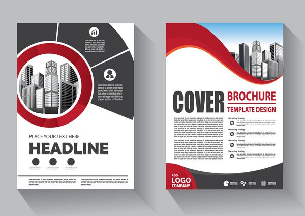 طرح قالب بروشور گزارش سالانه طراحی جلد مجله بروشور یا جزوه در A4 با اشکال هندسی آبی در زمینه چند ضلعی