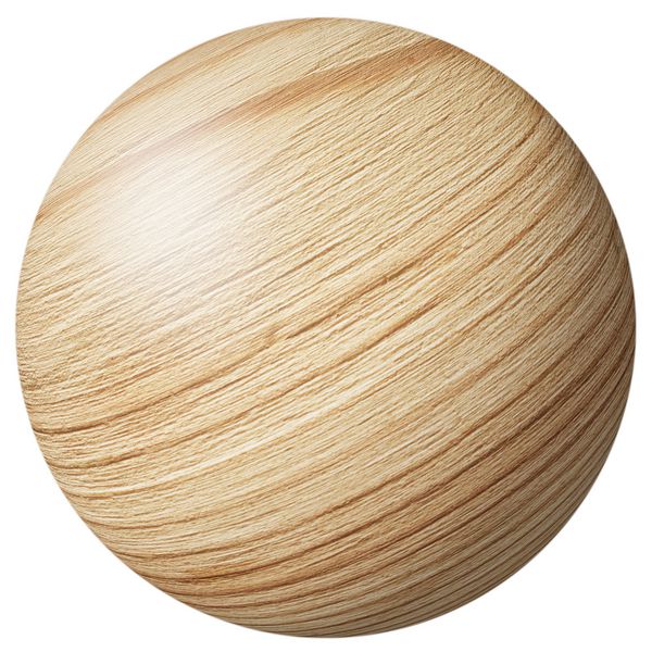 توپ چوبی جدا شده در پس زمینه سفید