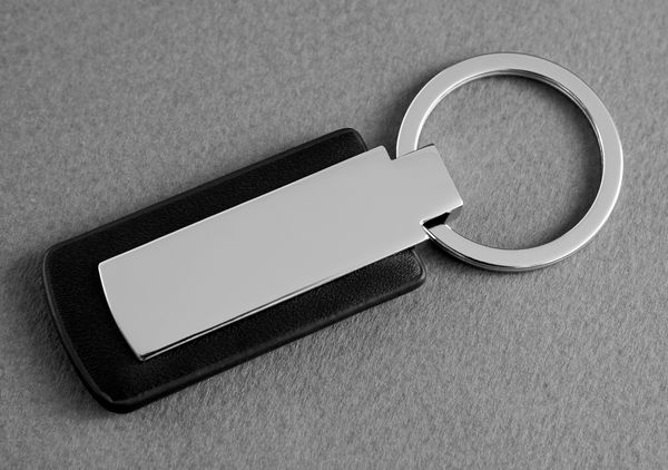 keychain با فضا برای متن یا آرم