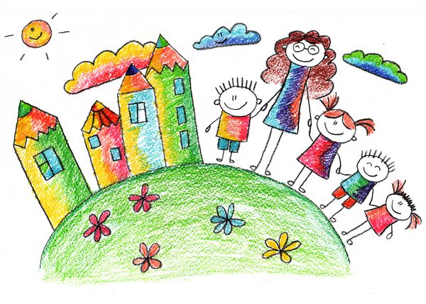 بچه های مبارک عکس تابستانی رنگارنگ نقاشی بچه ها