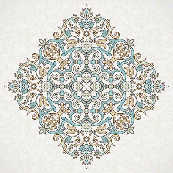 وکتور الگوی پرنعمت به سبک ویکتوریا عناصر گل تزئینی تزئین شده برای طراحی الگوی زینتی برای دعوت عروسی تولد و کارت تبریک دکوراسیون پاستیل سنتی ماندالا