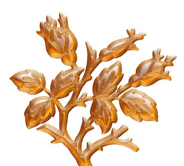 نماد طلایی در حال رشد درخت برای کشاورزی مانند یک نهال گیاهان