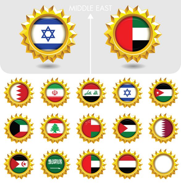 پرچم های جهان مجموعه جواهرات نشان طلایی خاورمیانه قسمت 56