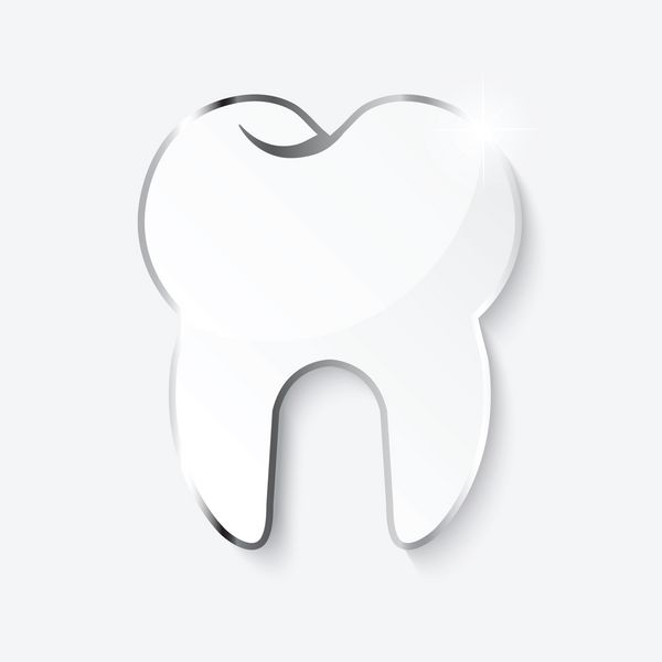 نماد دندان تصویر اینفوگرافیک