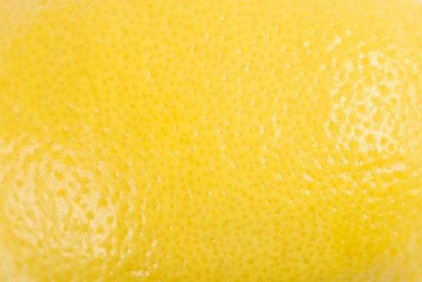 ماکرو بافت پوست لیمو زرد