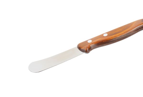 چاقوی میز با نقطه گرد که برای سرو و پخش کره استفاده می شود