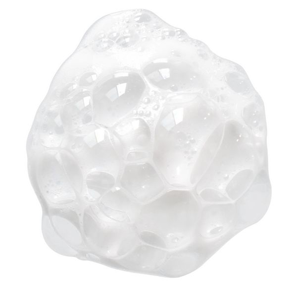 بافت حباب فوم سفید جدا شده بر روی سفید