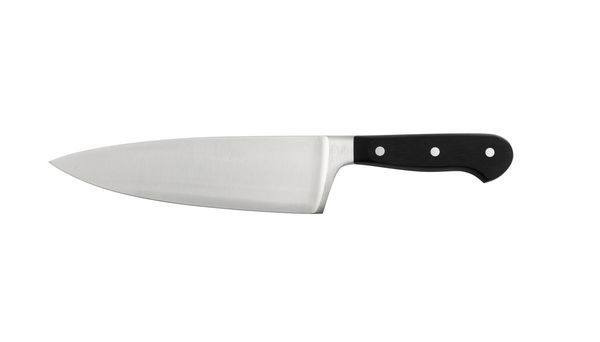 چاقوی آشپزخانه جدید با زمینه سفید