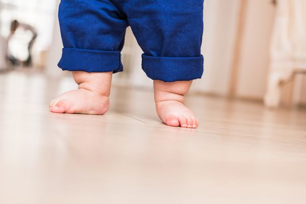 پاهای کودک مراحل اول