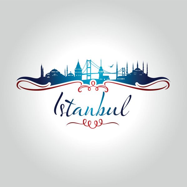 آرم istanbul نماد و نماد وکتور نماد