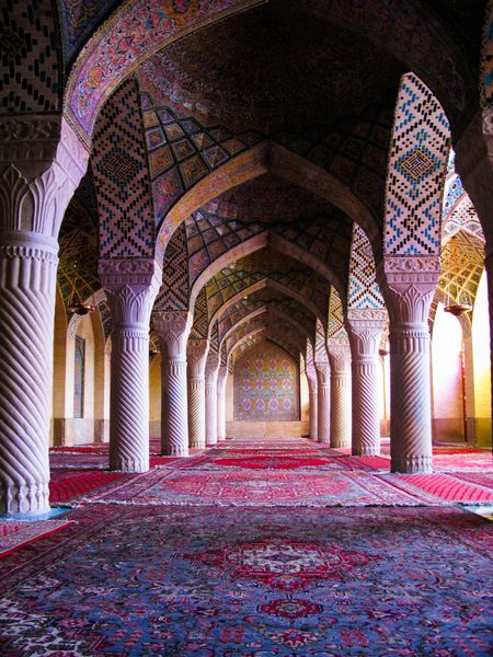 داخلی مسجد نصیرالملک 27-02-2009 شیراز ایران