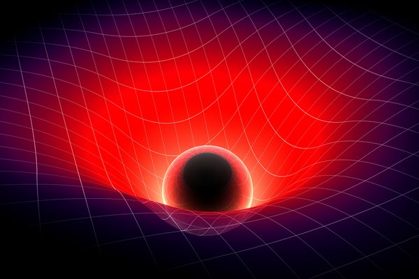 سیاه چاله جهان را به خود جلب می کند