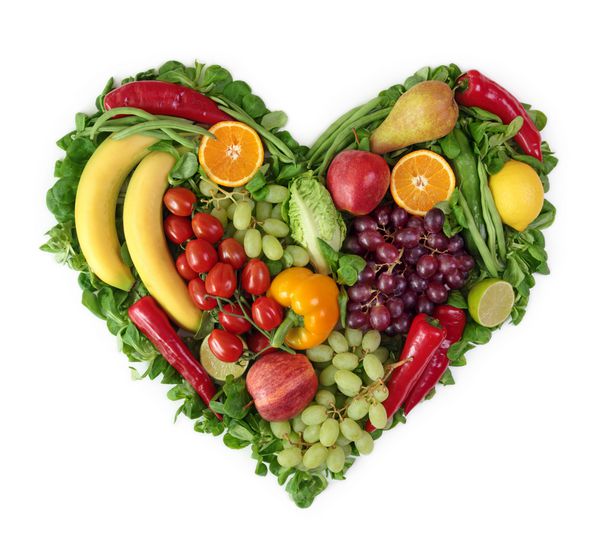 قلب میوه ها و سبزیجات