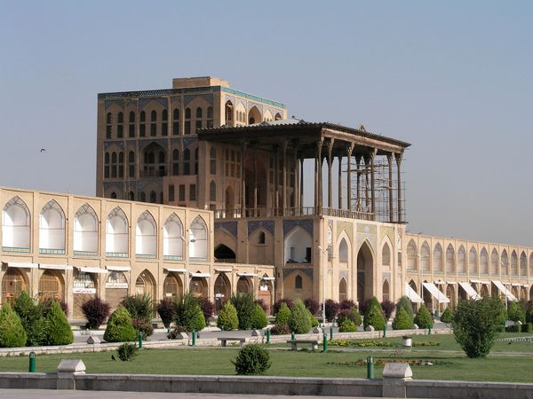 کاخ علی قپو در میدان نقش جهان اصفهان اصفهان ایران