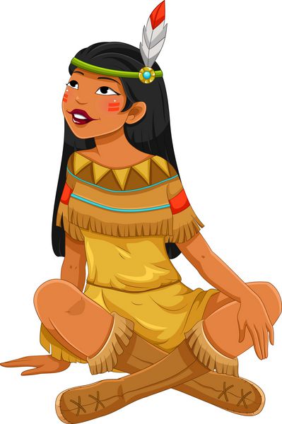 دختر بومی آمریکایی هندی