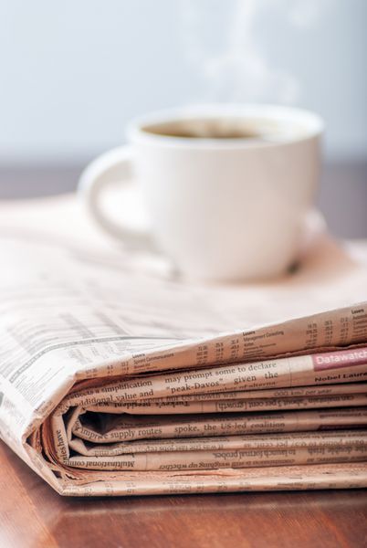 روزنامه و قهوه