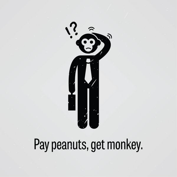 بادام زمینی بپردازید میمون بگیرید