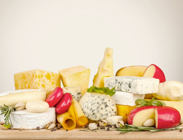 پیش غذا انواع مختلفی از ترکیب پنیر