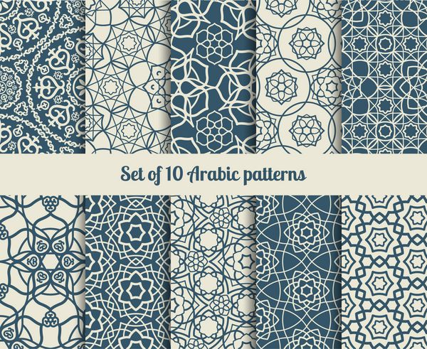 الگوهای عربی بردار