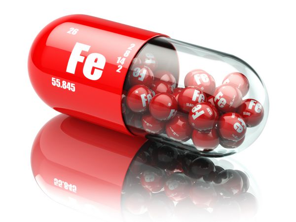 قرص هایی با عنصر آهن FE مکمل های غذایی کپسول ویتامین