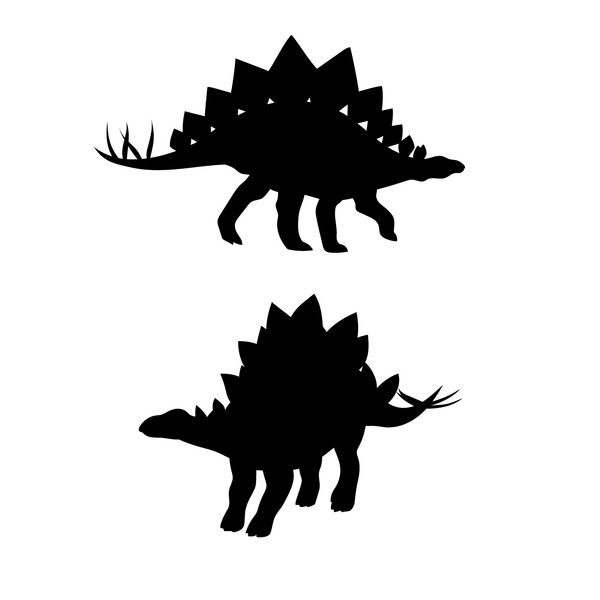 شبح های بردار دایناسور Stegosaurus