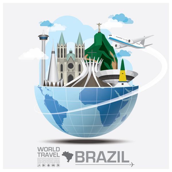 سفر جهانی و سفر جهانی اینفوگرافیک برزیل