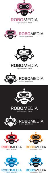 طراحی وکتور قالب لوگو Media Logo