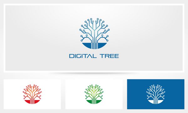 لوگوی درخت دیجیتال