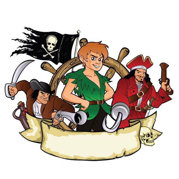 پیتر پن و نماد دزدان دریایی
