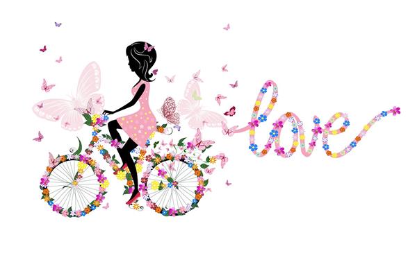 دختر دوچرخه سوار و عشق