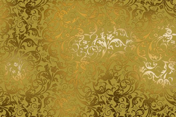 طراحی لوکس طلایی براق پوستر دیواری
