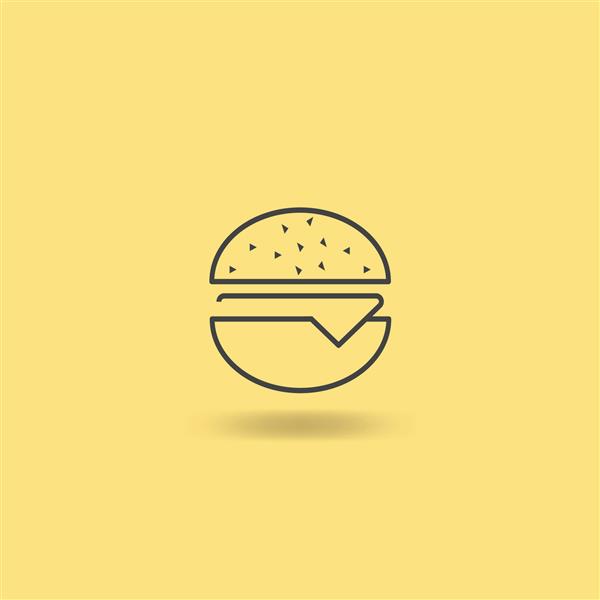 نماد همبرگر