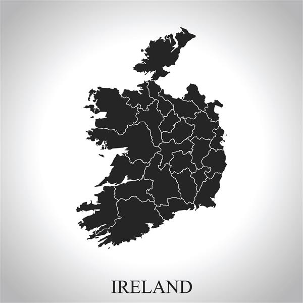نقشه ایرلند