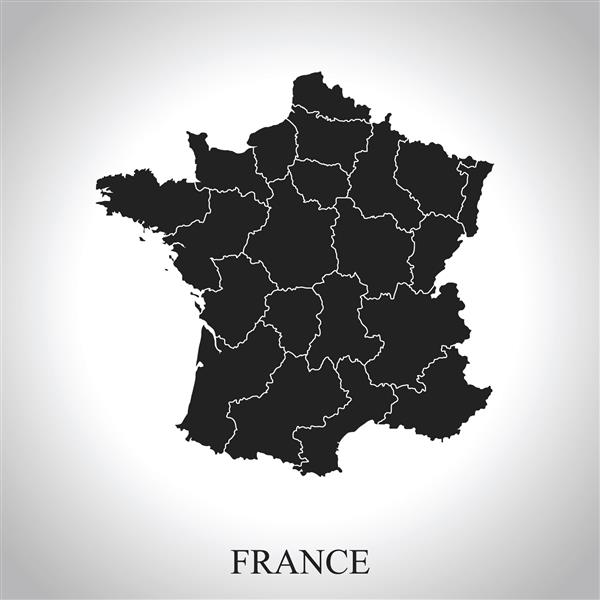 نقشه فرانسه