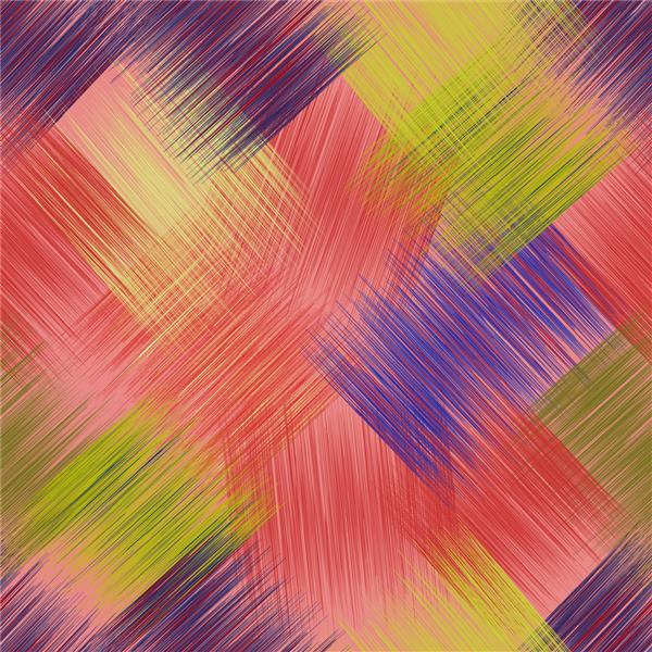 رنگین کمان الگوی یکپارچه مورب با عناصر مربع متقاطع راه راه گرانج