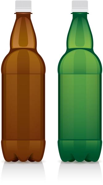 بطری آبجو واقع بینانه - پلاستیکی